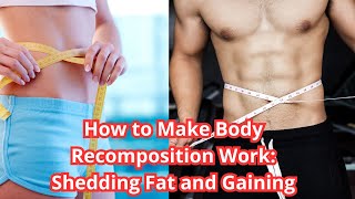 How to Make Body Recomposition Work: Shedding Fat and Gaining Muscle