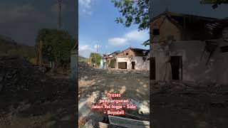 Proses pembangunan jalan tol Jogja - Solo - Boyolali #shorts #jalantol #jalantoljogjasolo