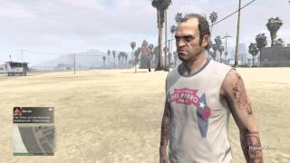 GTA 5 (PS4) Trevor Harasses Beach Goers