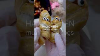 Easy Halloween Mummy Hot Dogs | Spooky Snacks for Halloween #halloweensnacks #halloween