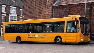 *Kickdown!* Sanders Coaches Wright Solar Scania K230UB 320 YN57 FWH Route CH2