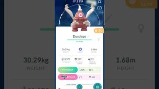 Transferring a shiny Dusclops in Pokemon GO