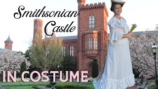 Going in Costume - The Smithonian Castle in Washington DC - Historybounding Edwardian Spring Stroll