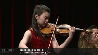 Hanchi Shi performs Svendsen's Romance, Op. 26