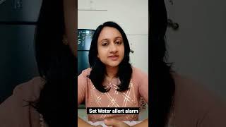 water allert alarm||set water alarm#shortsyoutube #shorts #healthtips #viral #detoxification