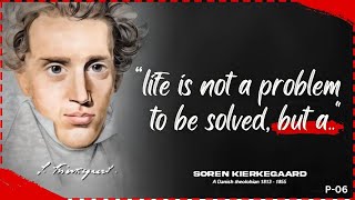 Soren Kierkegaard's Quotes which are better known in youth to not to Regret in Old Age #quotes  P-06