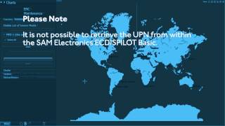 SAM Electronics ECDISPILOT Basic - Finding your UPN