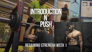 INTRODUCTION AND PUSH DAY|| PART 1|| INSIGHTS JUST GOT BETTER|