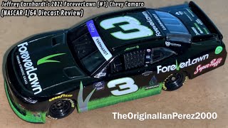 Jeffrey Earnhardt’s 2022 ForeverLawn (#3) Chevy Camaro (NASCAR 1/64 Diecast Review)