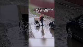 He Walked Through the Mud to Help This Poor Woman #shorts