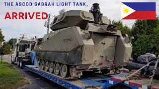 The ASCOD Sabrah light tank, ARRIVED