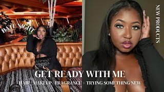 GET READY WITH ME | HAIR | MAKEUP | FRAGRANCE + TRYING SOMETHING NEW