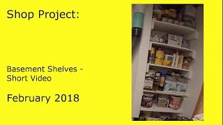 Basement Shop Shelves - Short Version