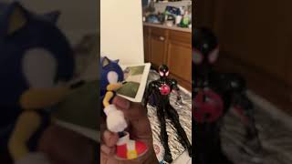 New figures for sonic, Optimus, prime, and Miles Morales