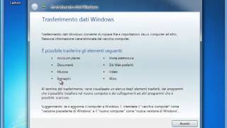 Trasferimento dati con Windows Easy Transfer