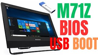 How T Gen Into BIOS Enable USB Boot On Lenovo ThinkCentre M71Z