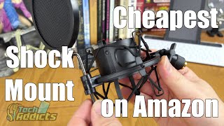 A look at the Cheapest Shock Mount on Amazon - The Tencro 47-53mm AT2020 Shockmount