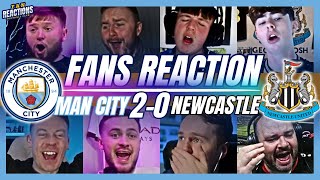 PREMIER LEAGUE FANS REACTION TO MAN CITY 2-0 NEWCASTLE | FA CUP