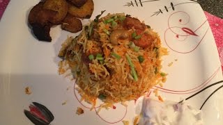 Gobi dum biriyani or cauliflower dum biriyani