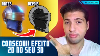 Como fazer o efeito de Cel shading no Blender!