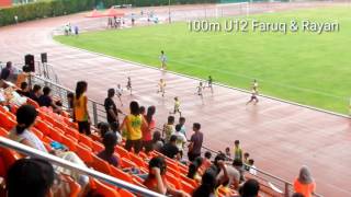 2nd Camp Challenge Track Meet 2016: 100m U12