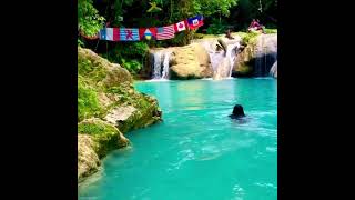 Beautiful Blue Hole in Ocho Rios Jamaica