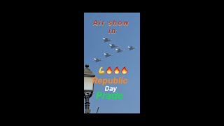 Air show in Republic Day prade 2024 💪🔥🔥😍 #republicday #26january #