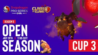 SNAPDRAGON MOBILE OPEN CUP 3 DAY 2 | Clash of Clans