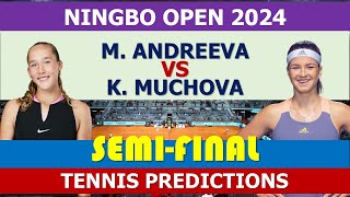 Mirra Andreeva vs Karolína Muchová | Ningbo Open 2024 tennis live