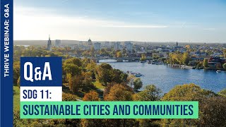 Q&A: Sustainable Cities & Communities | John Trinder, Laura Puttkamer & Dr. Jennifer Luke | Webinar