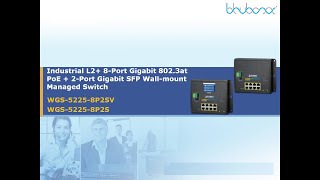 WGS-5225-8P2S Industrial Wall-mount Managed Switch