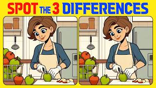 🧠🧩Spot the 3 Differences | Brain-Teasing Challenge 《A Little Difficult》