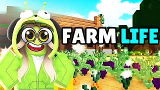 Playing Roblox Farm Life For The First Time