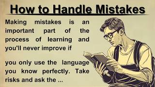 How to handle mistakes in English || how to make your English better || English speaking practice