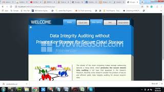 Data Integrity Auditing without Private Key Storage for Secure Cloud Storage-S3 TECHNOLOGIES