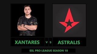 XANTARES VS ASTRALIS in LESS than 2 MINUTES | Highlights from EF vs Astralis | ESL PRO LEAGUE S18