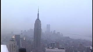 Lightning strikes Empire State Building & World Trade Center