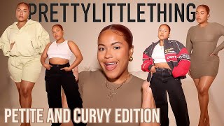 Pretty Little Thing Spring Try On Haul 2023 (Petite and Curvy Girl Edition)