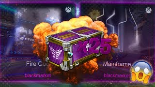 ROCKET LEAGUE 25 ZEPHYR CRATE OPENING!!