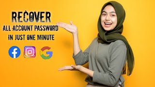 Easy Way To Recover Any Account Password 😍 |  Account Ka Password Kese Recover Kare