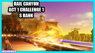 Shadow x Sonic Generations Rail Canyon Act 1 Challenge 1 S Rank Guide