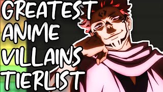 GREATEST ANIME VILLAINS TIERLIST | PART 1