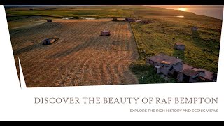 DISCOVER THE BEAUTY of RAF BEMPTON (Disused) East Yorkshire (BW) 2024. #djimini3pro