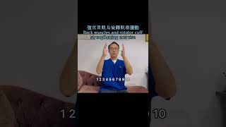 強化背肌及旋轉肌群運動Back muscles and rotator cuff strengthening exercise#脊醫 #汪家智 #旋轉肌群 #背肌 #寒背 #背痛 #drjoewong