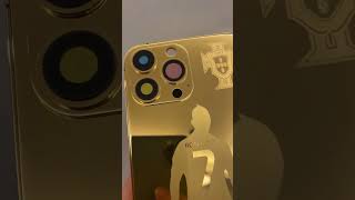 CR 7 golden Plated Iphone !! #shorts #feed