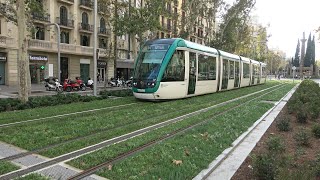 Tramvia Barcelona. Darreres proves en buit perllongació línea T4