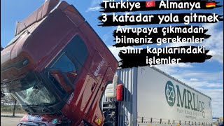 @türkiye 🇹🇷 @Almanya 🇩🇪 seferimiz Avrupaya çıkmadan bilmeniz gerekenler