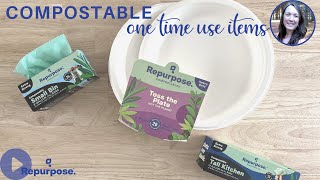 Compostable Bags & One Time Use Products from Repurpose