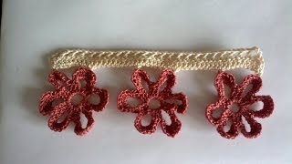 Learn how to Crochet the Flower Motif Border