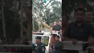 2024 flag march Haryana CM Kurukshetra